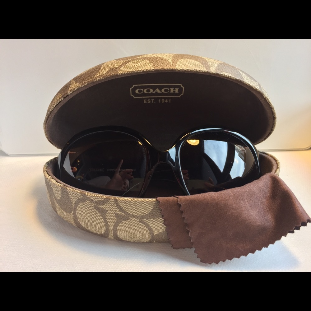 Authentic Coach Brennan S812 Sunglasses, Tortoise